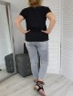 SPODNIE JEANS SLIM GREY