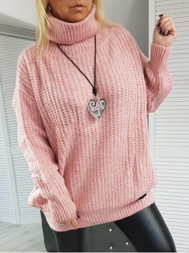 SWETER GOLF LAURA PINK