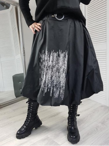 SPÓDNICA  BOMBKA  BLACK