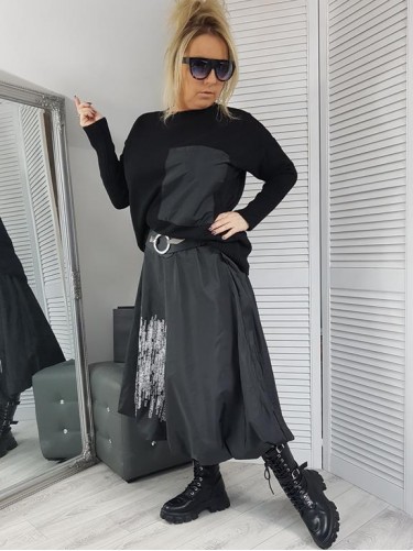 SPÓDNICA  BOMBKA  BLACK