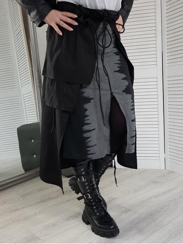 SPÓDNICA  HONG KONG BLACK