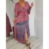 SUKIENKA BOHO PAMELA  PINK