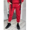 SPODNIE DRES SIATKA RED