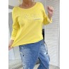 BLUZKA OVERSIZE RELAX YELLOW