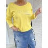 BLUZKA OVERSIZE RELAX YELLOW