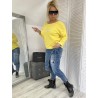 BLUZKA OVERSIZE RELAX YELLOW