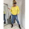 BLUZKA OVERSIZE RELAX YELLOW