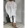 BLUZKA IBIZA LEN WHITE+ SIZE