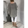 BLUZKA IBIZA LEN GREY+ SIZE