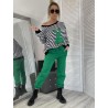 SPODNIE DRES LALELI  GREEN