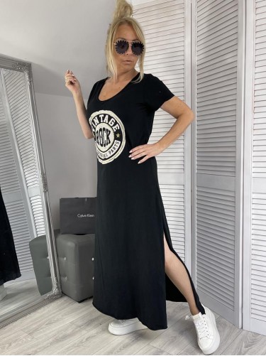 SUKIENKA ITALY VINTAGE BLACK
