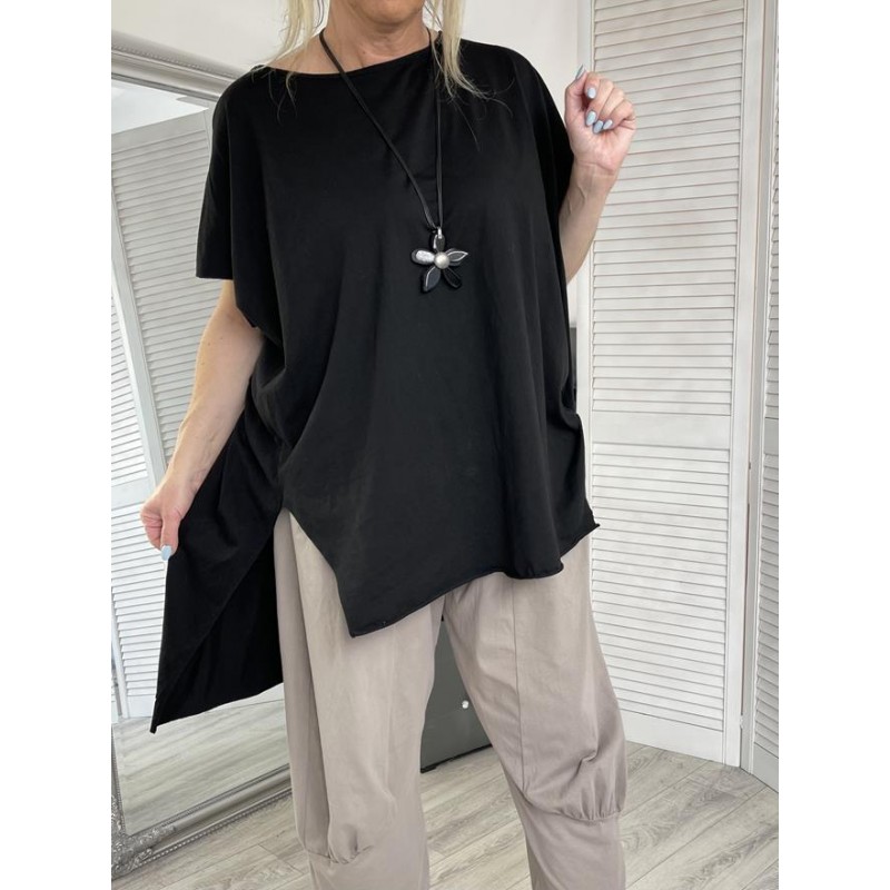 BLUZKA ITALY MIRANDA BLACK+SIZE
