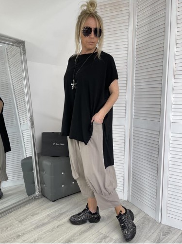 BLUZKA ITALY MIRANDA BLACK+SIZE