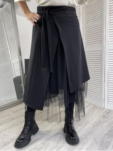 SPÓDNICA ITALY ZOYA TIUL BLACK