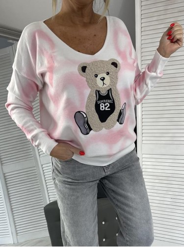 SWETER ITALY BEAR PINK