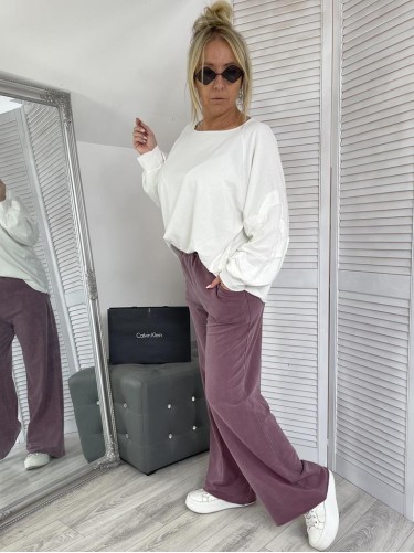 BLUZKA OVERSIZE MUMU ŚMIETANA