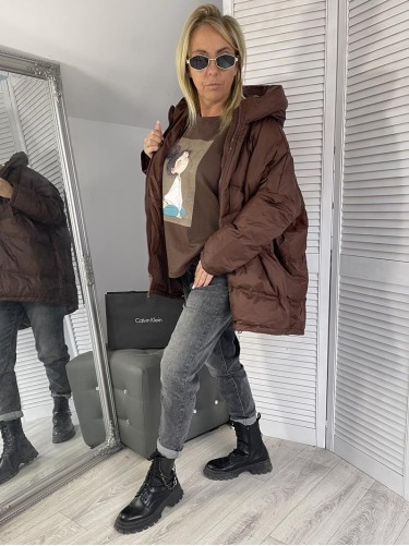 KURTKA OVERSIZE MERY BRONZE