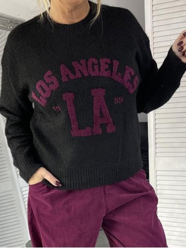 SWETER  LOS ANGELES BLACK