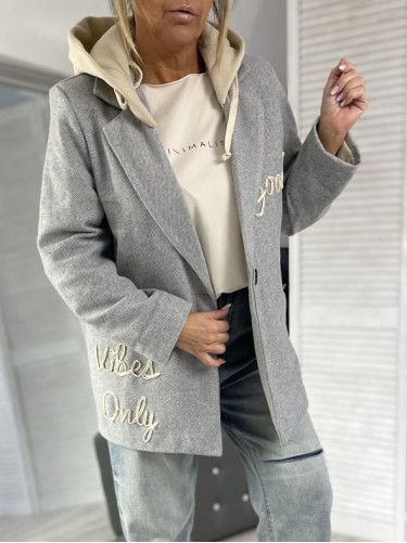 MARYNARKA ZETA OTTO KAPTUR GREY