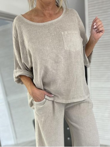 BLUZKA ITALY T.STONES  BEIGE