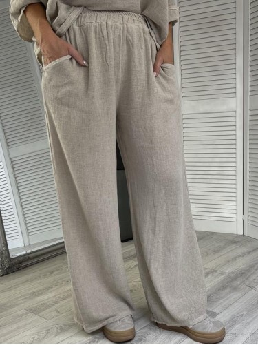 SPODNIE ITALY T.STONES BEIGE