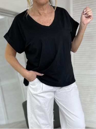BLUZKA MICHELLE CLASSIC BLACK