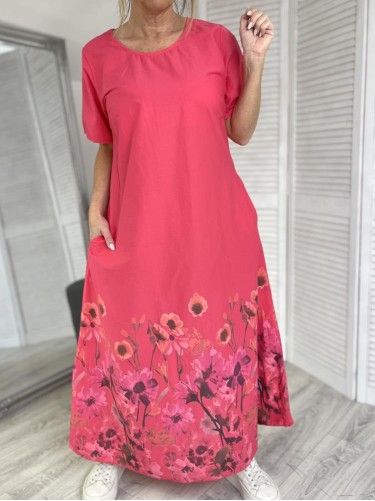 SUKIENKA ITALY MAXI FLOVER MALINA