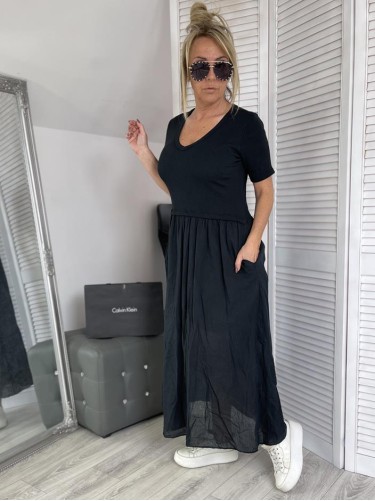 SUKIENKA FASHION STELLA BLACK