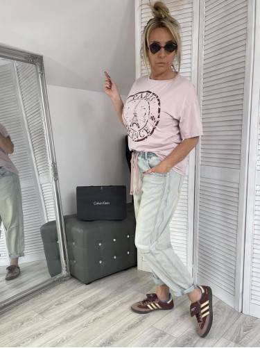BLUZKA MIHOS PARIS PUDROWY RÓŻ