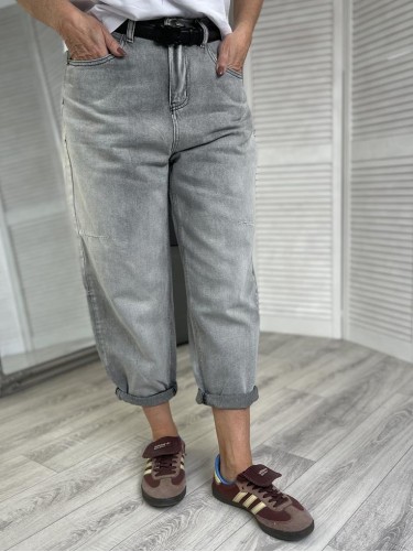 SPODNIE JEANS BALLON GREY