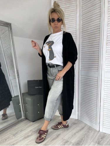 SPODNIE JEANS BALLON GREY