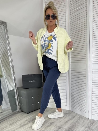 SPODNIE ITALY ELIZA GRANATOWY
