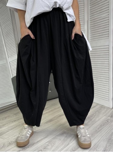 SPODNIE ITALY PUMPY BLACK