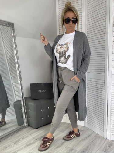 BLUZKA KOT WHITE