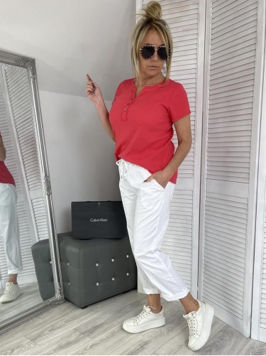 BLUZKA PRĄŻEK MICHELLE RED