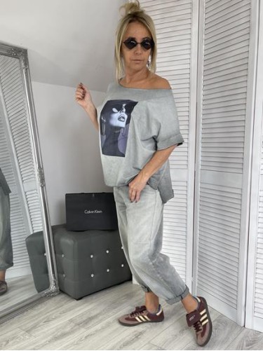 BLUZKA STYL DEKATYZ GREY