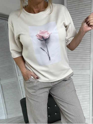 BLUZKA ITALY ROSE BEIGE