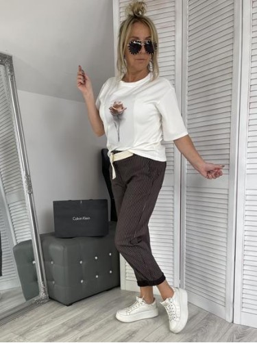 BLUZKA ITALY ROSE EKRU