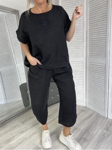 KOMPLET ITALY LEN BLACK