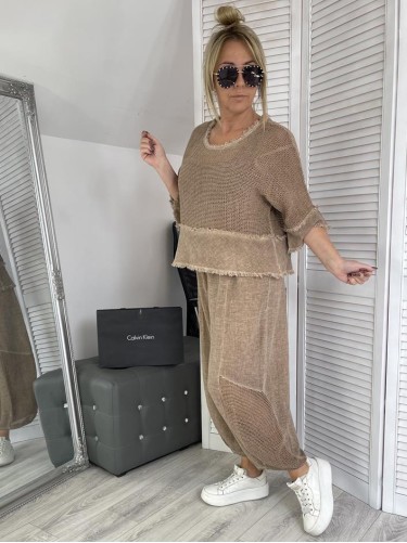 KOMPLET ITALY T.STONES SIATKA RDZAWY