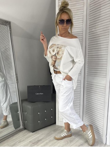 BLUZKA LASER SPRING WHITE