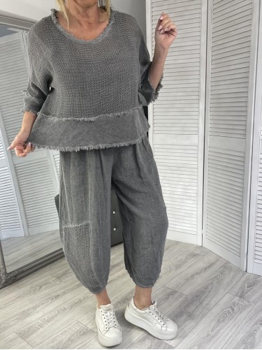 KOMPLET ITALY T.STONES SIATKA GREY