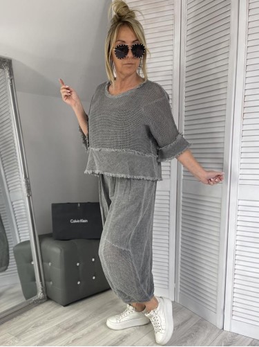 KOMPLET ITALY T.STONES SIATKA GREY