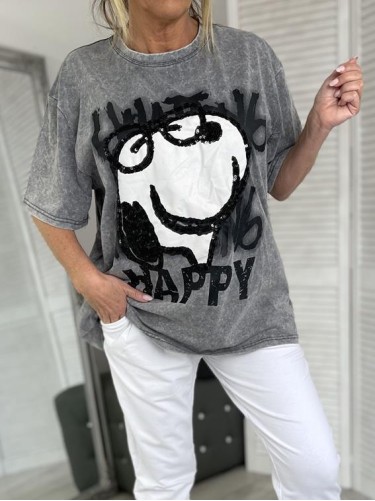 T-SHIRT SNOOPY DEKATYZ GRAY