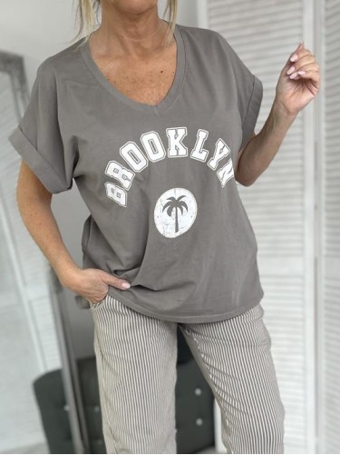 BLUZKA BROKLYN CLASSIC FANGO