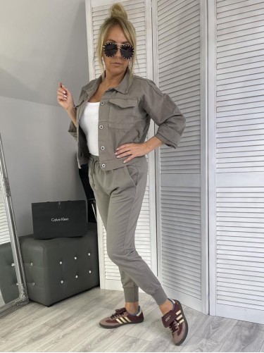 SPODNIE ITALY ELIZA FANGO