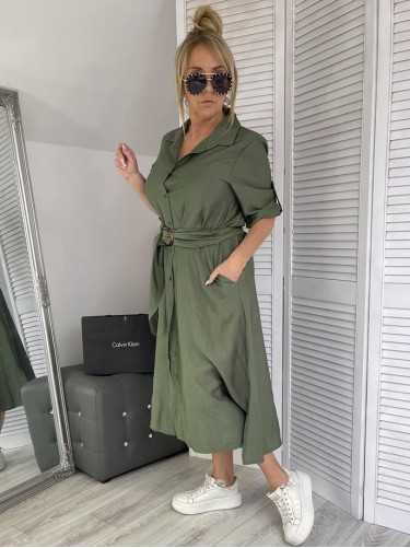 SUKIENKA KOSZULOWA LAMIAR GREN
