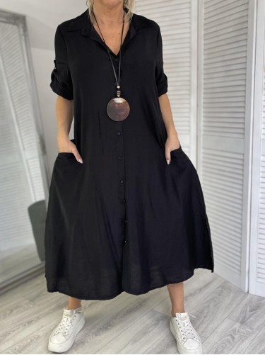 SUKIENKA KOSZULOWA LAMIAR BLACK