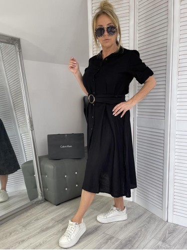 SUKIENKA KOSZULOWA LAMIAR BLACK