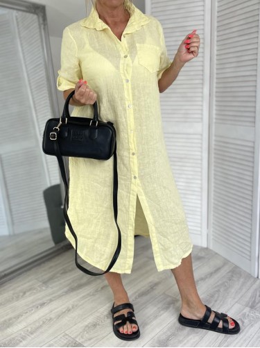 SUKIENKA ITALY LEN NICEA YELLOW